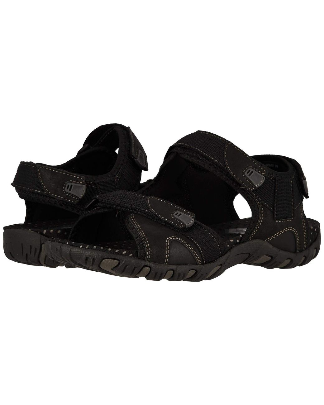 Nunn Bush Neoprene Rio Bravo 3-strap River Sandal in Black for Men - Lyst