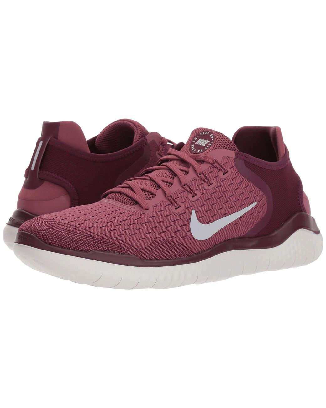 Nike Synthetic Free Rn 2018 (bordeaux/wolf Grey/vintage Wine) Running Shoes  for Men | Lyst