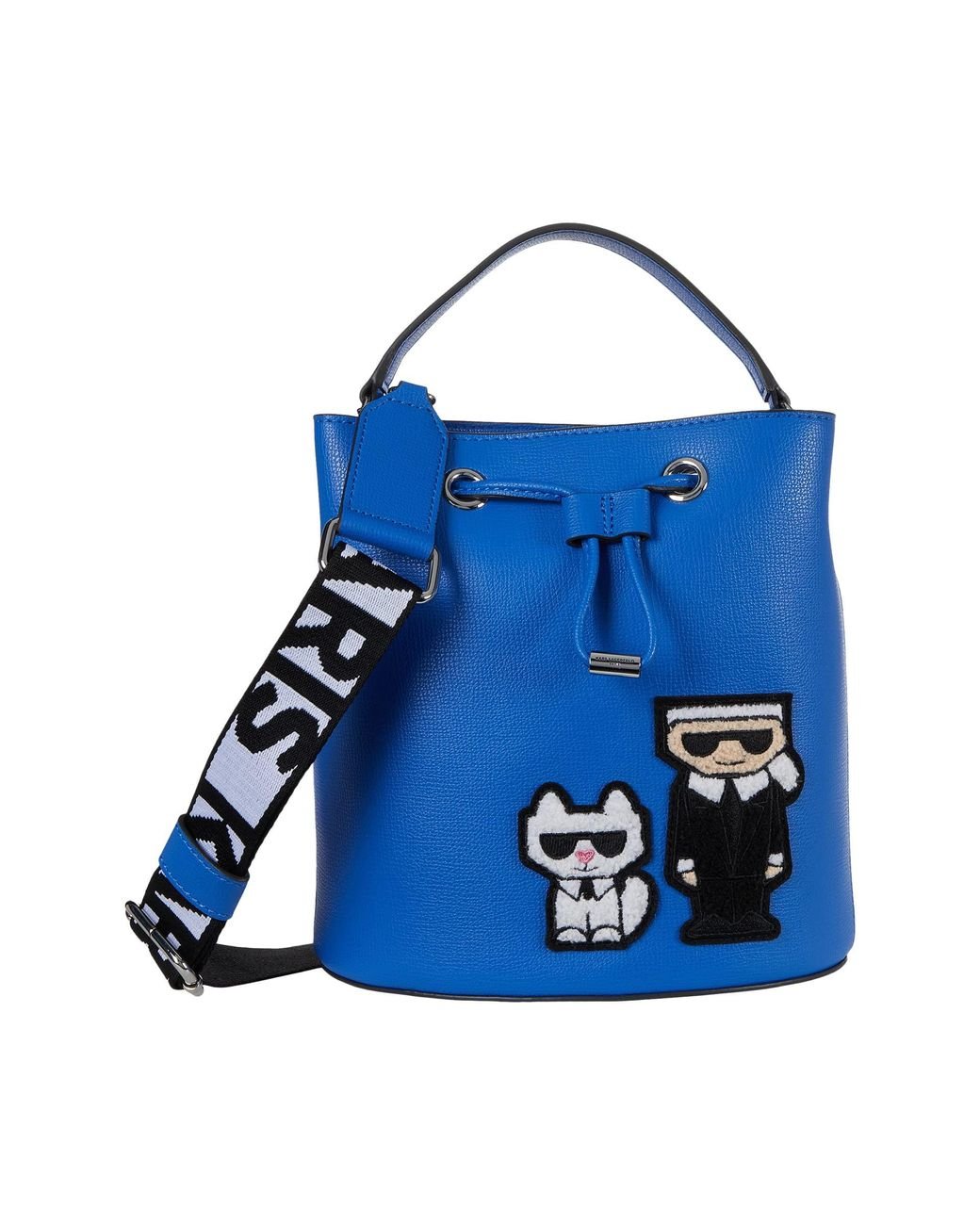Karl Lagerfeld Maybelle Bucket Bag in Blue Lyst