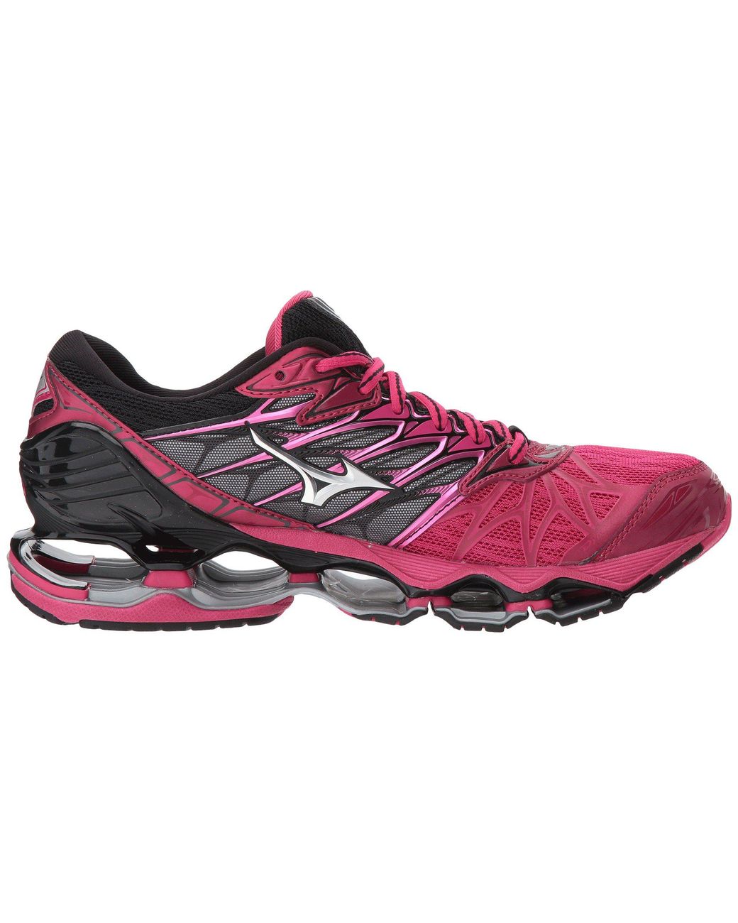 Mizuno Synthetic Wave Prophecy 7 (black/silver) Women's Running Shoes in  Bright Rose/Silver (Pink) | Lyst