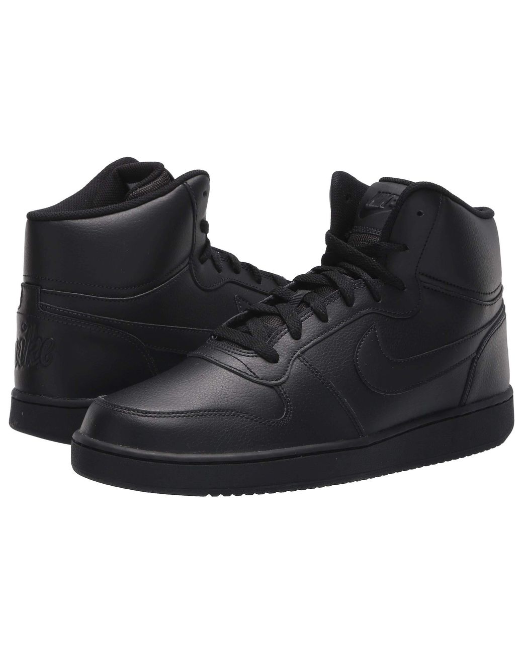 Nike Ebernon Mid Basketball Shoes in Black for Men | Lyst