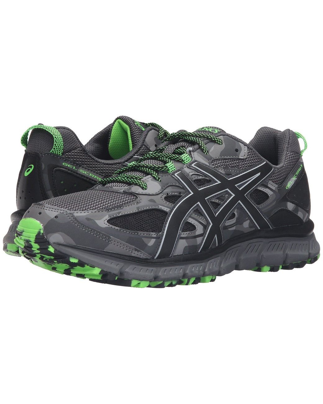 Asics Synthetic Gel-scram(r) 3 (carbon/black/green Gecko) Men's Running  Shoes for Men | Lyst