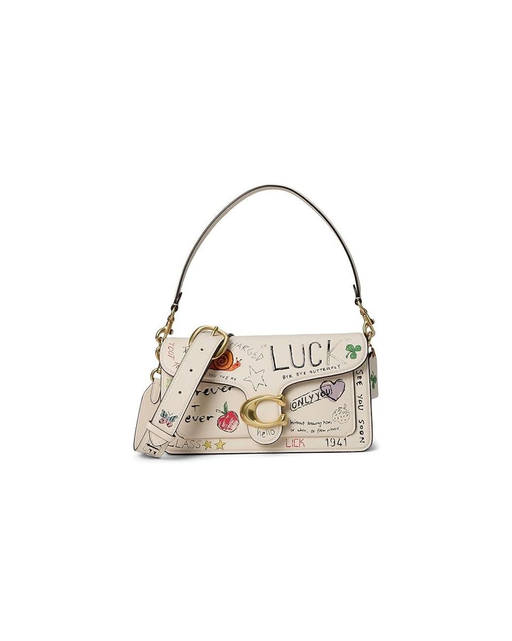 COACH Tabby Shoulder Bag 26 With Sketch Print Shoulder