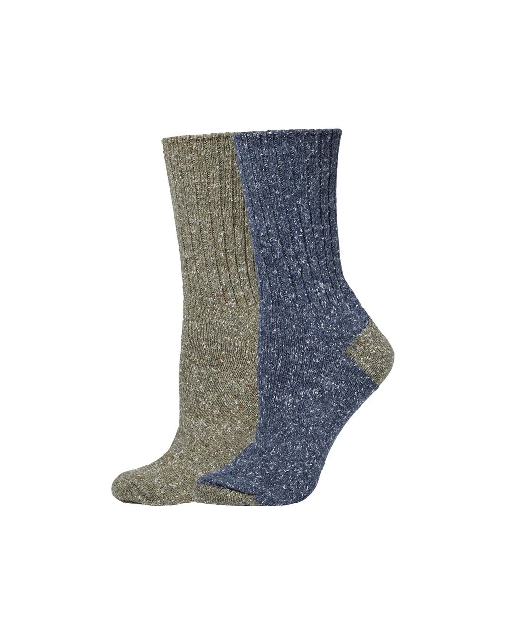 Hue Tweed Ribbed Boot Socks 2 pack in Black Lyst