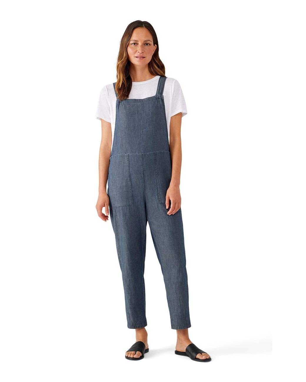 Eileen Fisher Overalls in Blue | Lyst