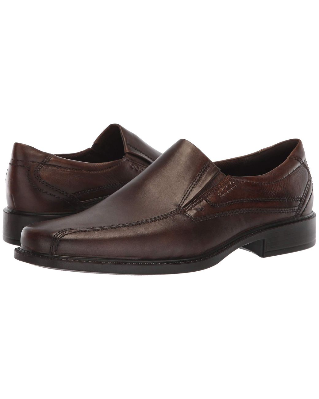 Ecco Leather New Jersey Slip-on in Brown for Men | Lyst