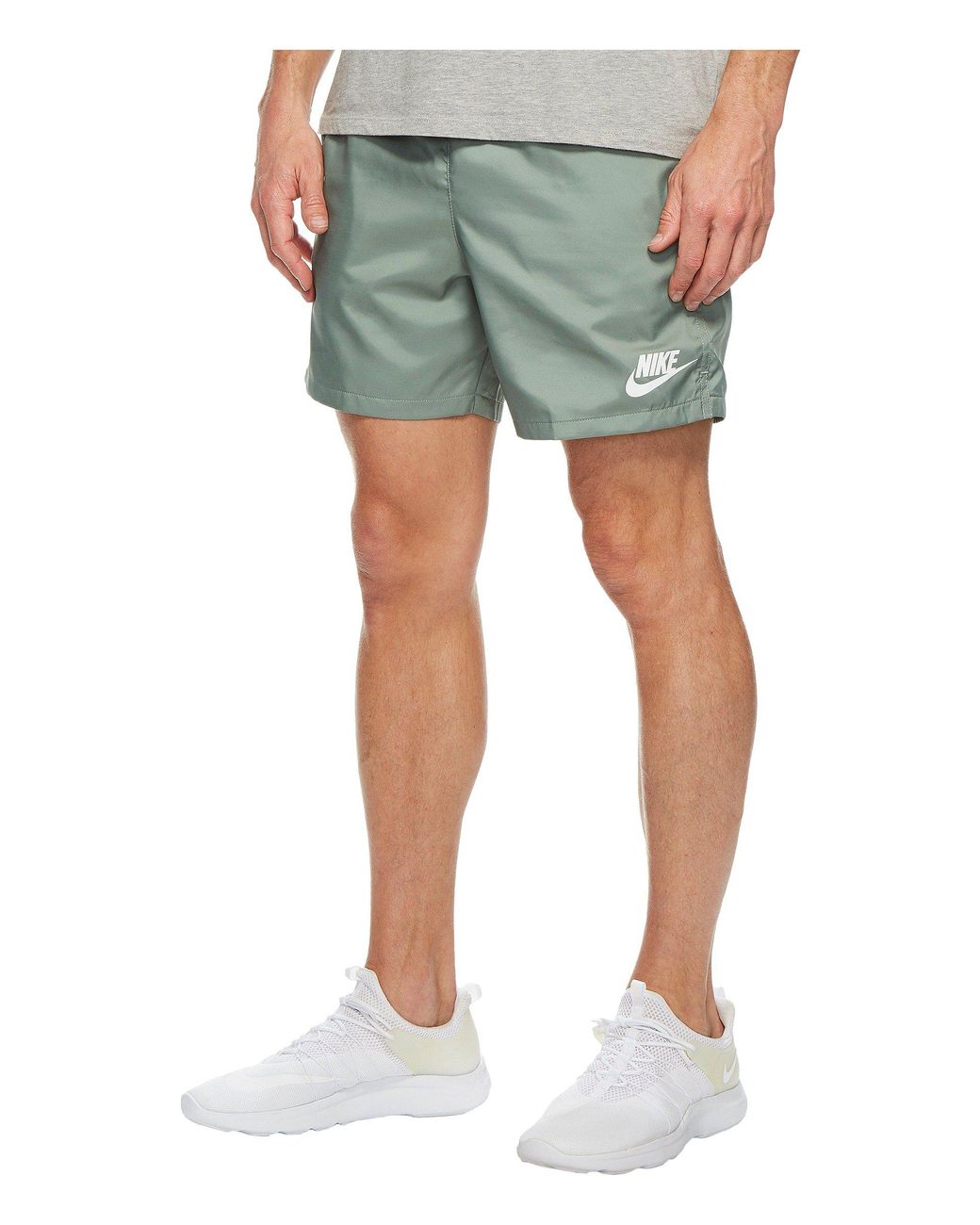 Nike Synthetic Woven Flow Short in Clay Green/White/White (Green) for Men |  Lyst