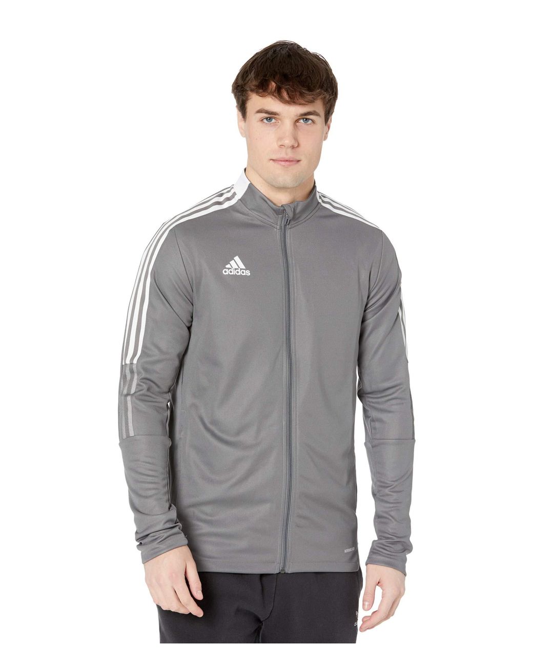 adidas Synthetic Tiro 21 Track Jacket in Gray for Men - Lyst
