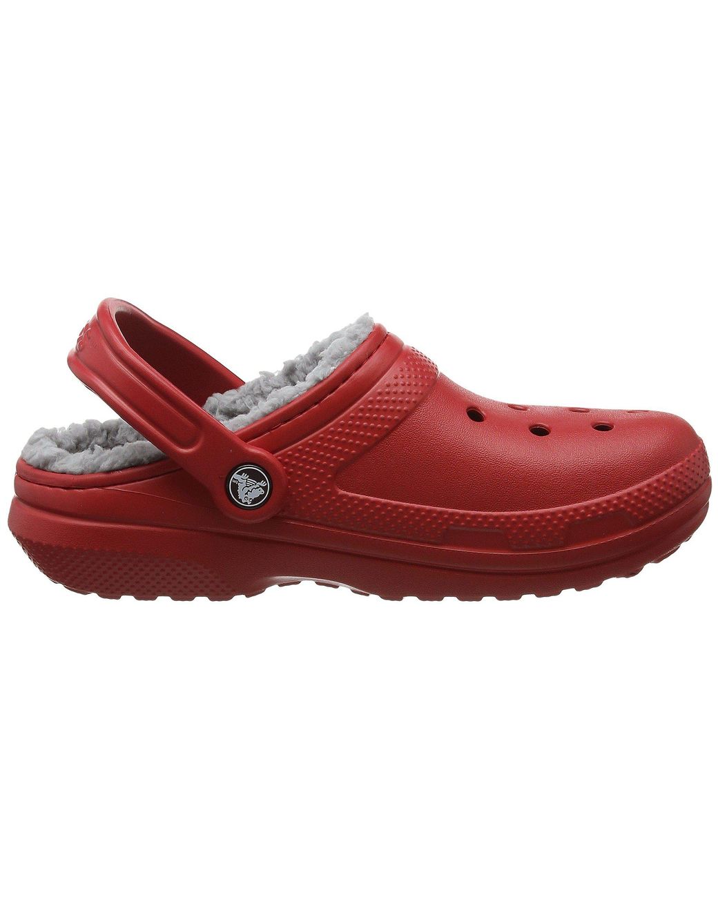 Foran dig Indien Ventilere Crocs™ Classic Lined Clog in Red | Lyst