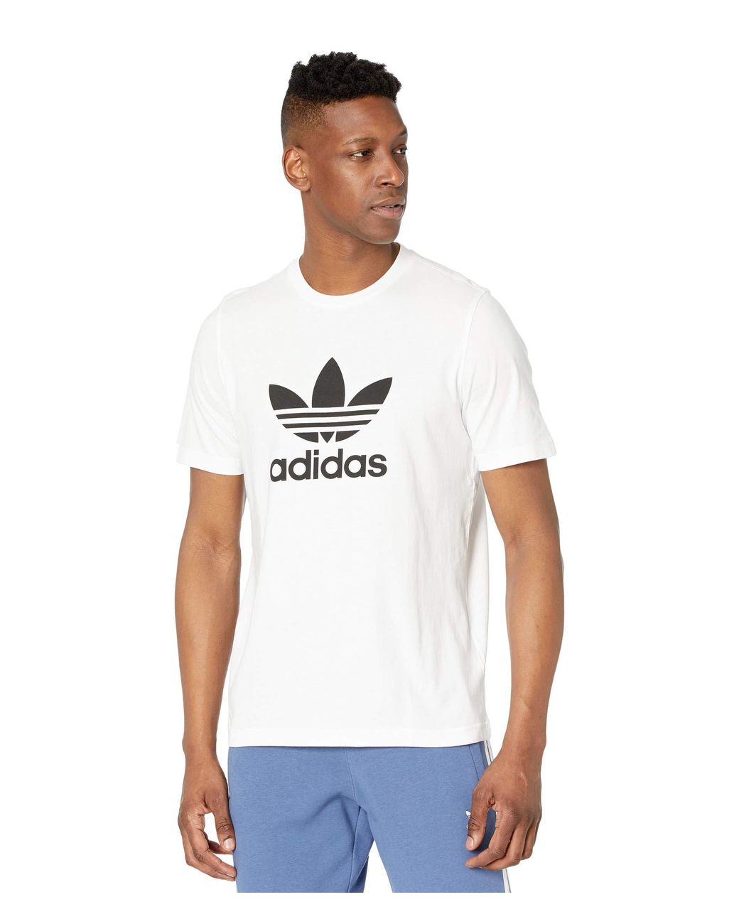 white trefoil t shirt