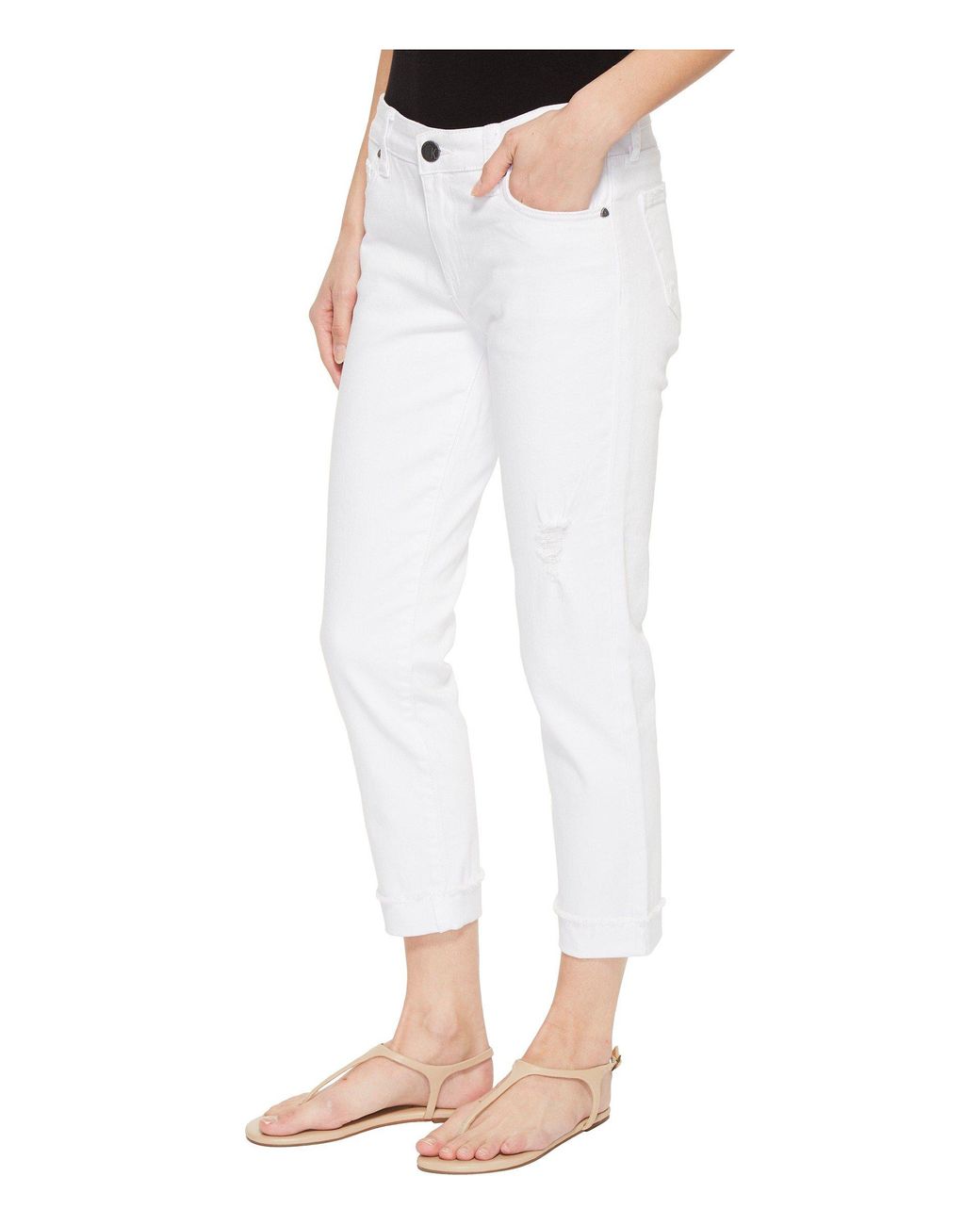 Kloth Cotton Amy Crop Straight Leg 