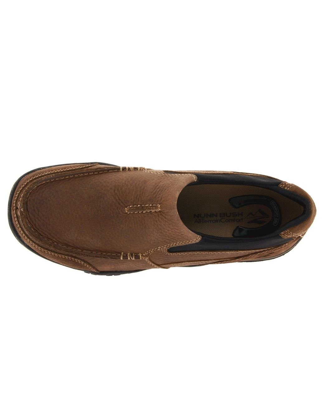 Nunn Bush Portage Slip on Casual All Terrain Comfort in Natural