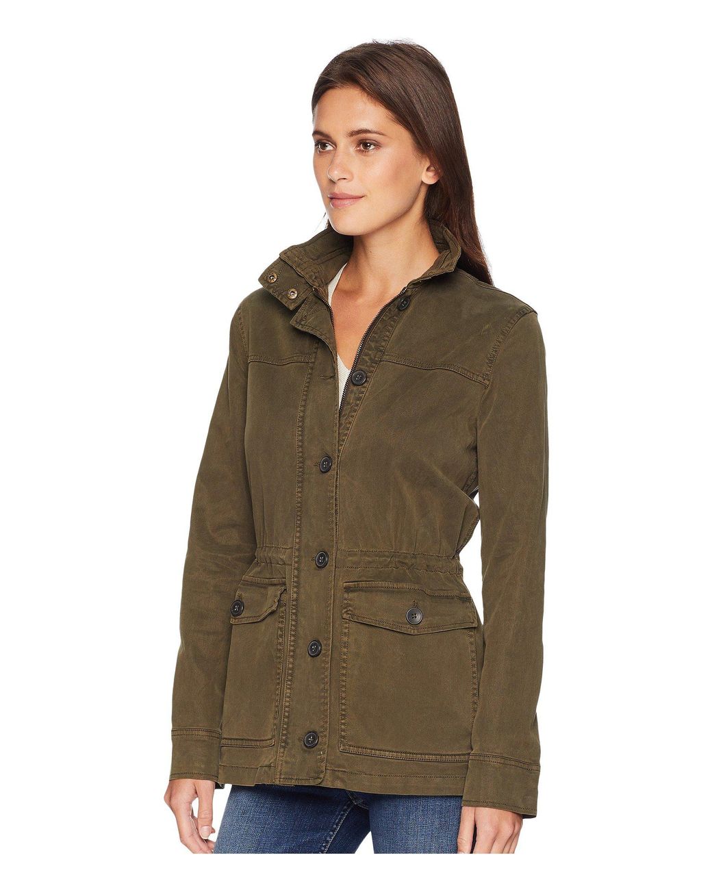 Lucky Brand Utility Jacket olive Night Women s Coat in Green Lyst