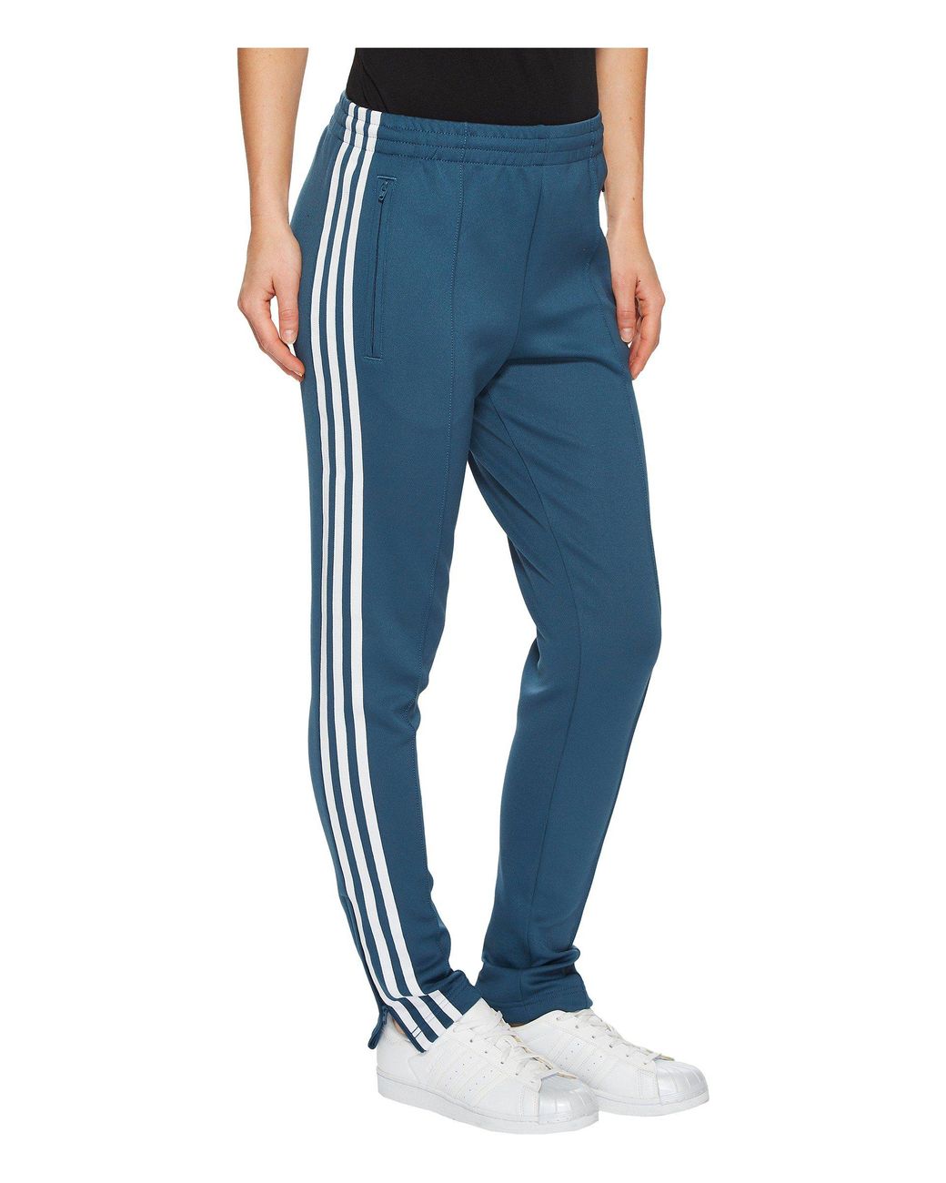 adidas Originals Synthetic Sst Track Pants in Dark Steel (Blue) | Lyst