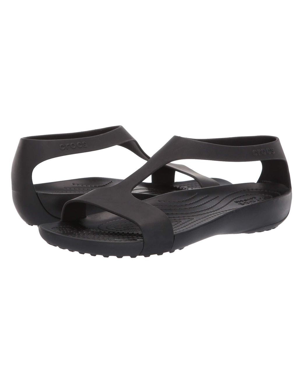 Crocs™ Serena Sandal in Black | Lyst