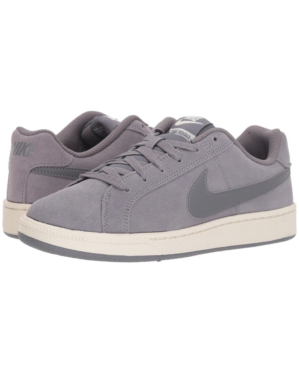 Nike Court Royale Suede (black/black/thunder Grey) Women's Shoes in Gray |  Lyst