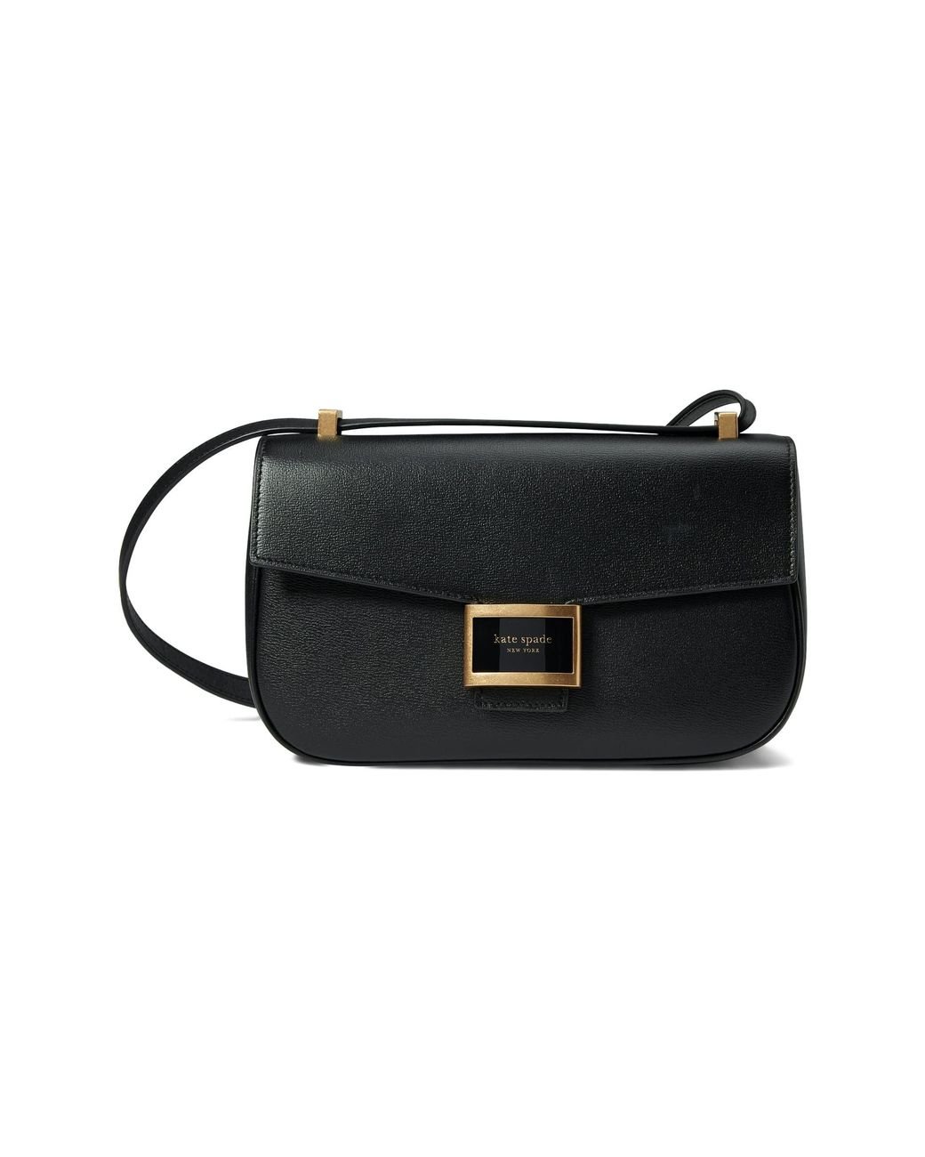 Kate Spade Katy Textured Leather Medium Convertible Shoulder Bag in Black Lyst