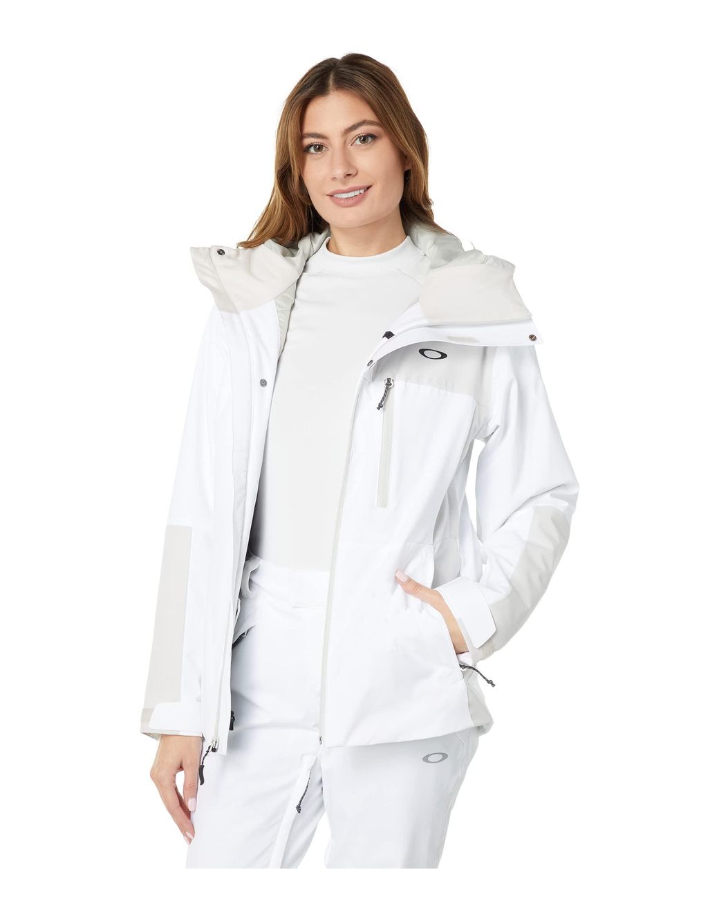 Oakley Camellia Core Insulated Jacket in White | Lyst