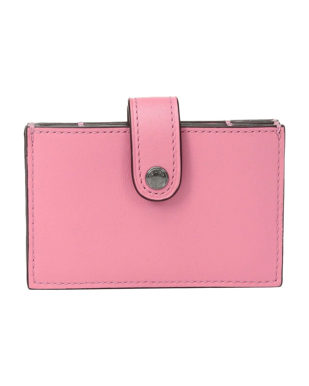 Accordion card case coach hot sale