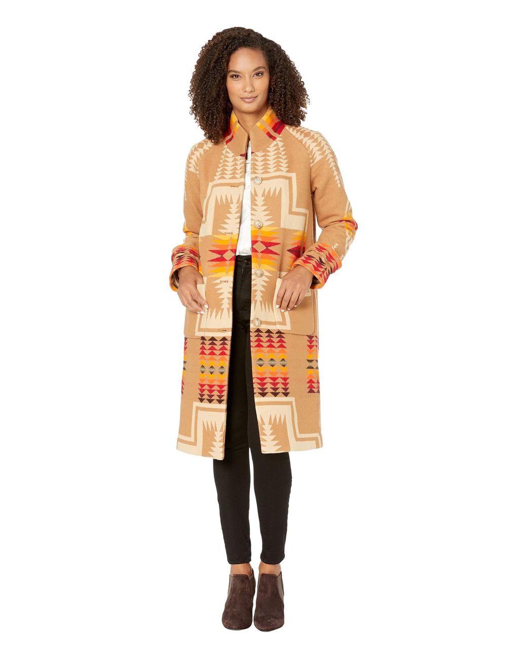 Pendleton 1930's Archive Coat in Tan (Orange) Lyst