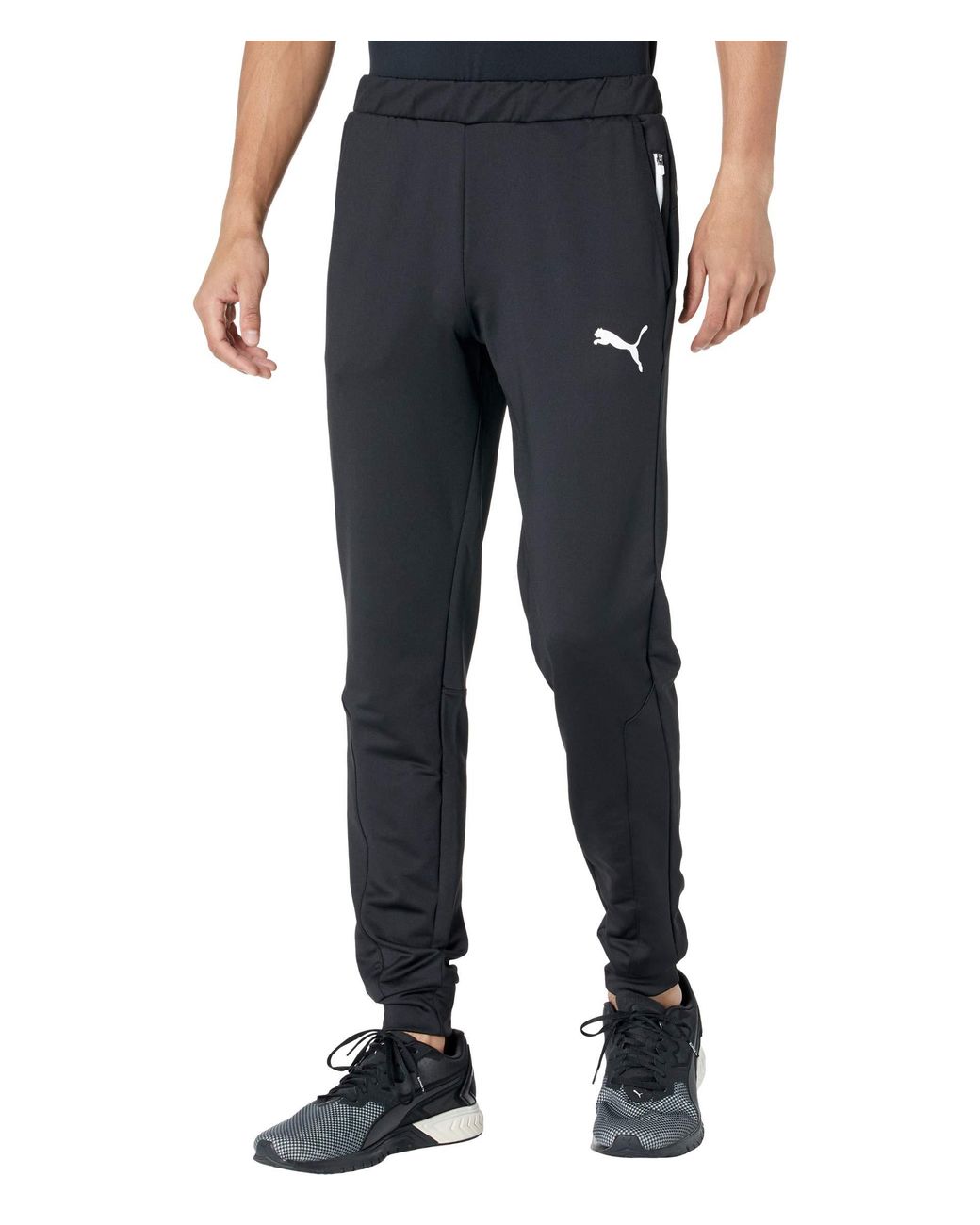PUMA Synthetic Rtg Knit Pants in Black 