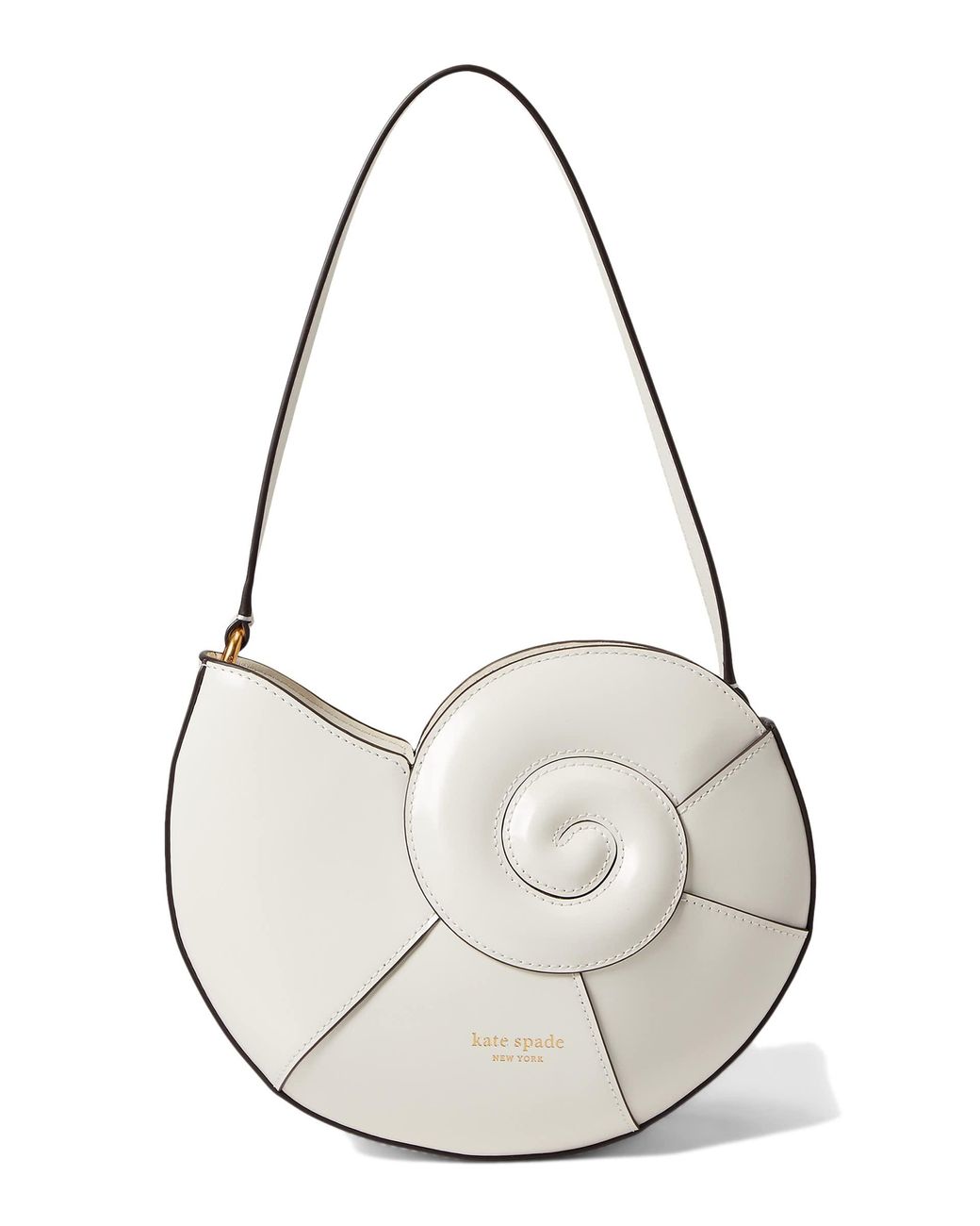 Kate Spade What The Shell Spazzolato Leather Nautilus Shell Shoulder