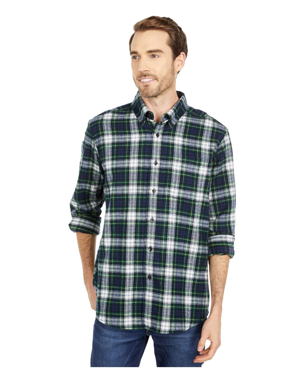 ll bean scotch plaid shirt