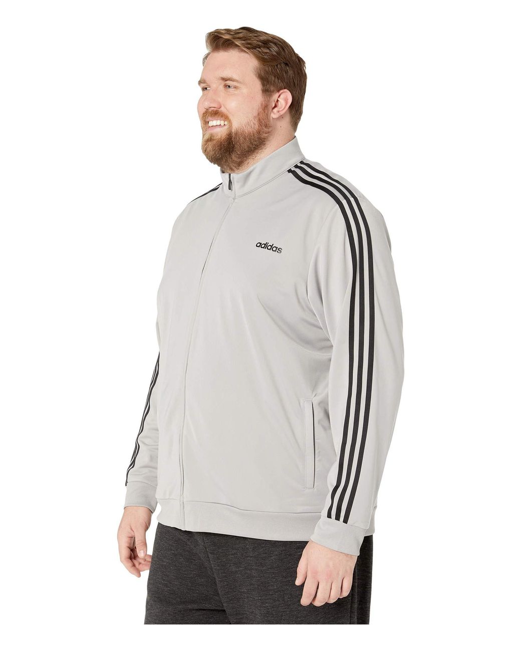 adidas men's big and tall essentials track jacket