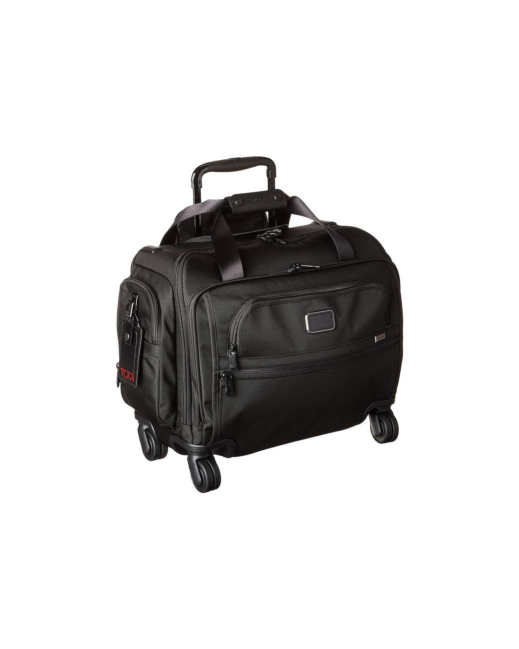 Tumi Synthetic Alpha 3 Compact 4 Wheeled Duffel in Black Lyst