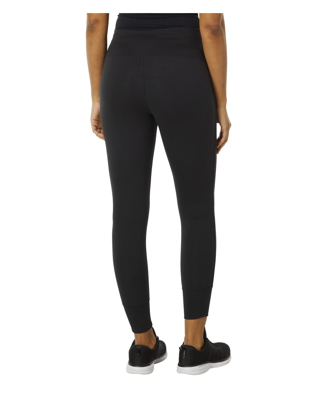 Jockey 7/8 Drawstring Gym Leggings in Black | Lyst