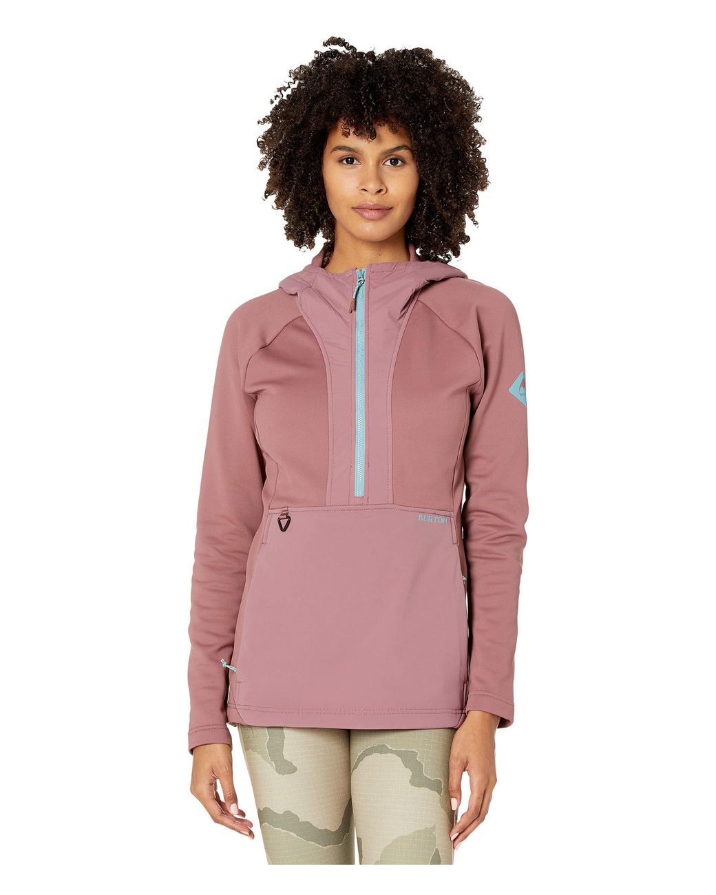 women's burton multipath pullover fleece