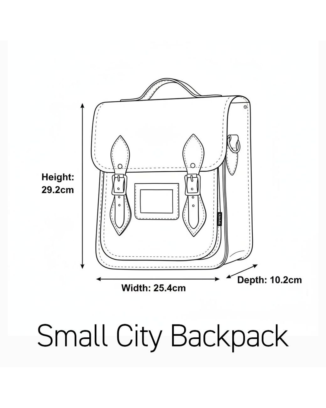 Zatchels Multicolor Handmade Leather City Backpack