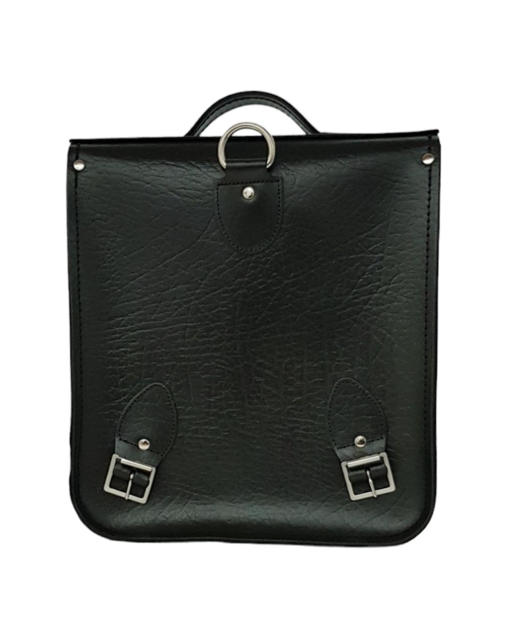 Zatchels Green Handmade Leather City Backpack