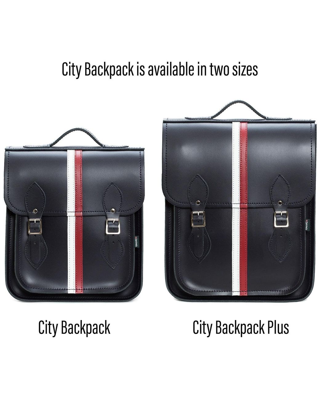Zatchels White Handmade Leather City Backpack