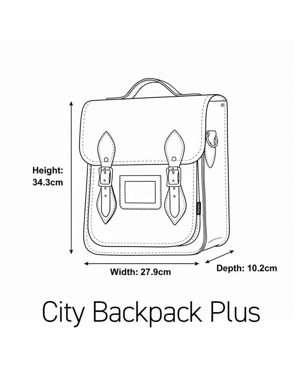 Zatchels Multicolor Handmade Leather City Backpack