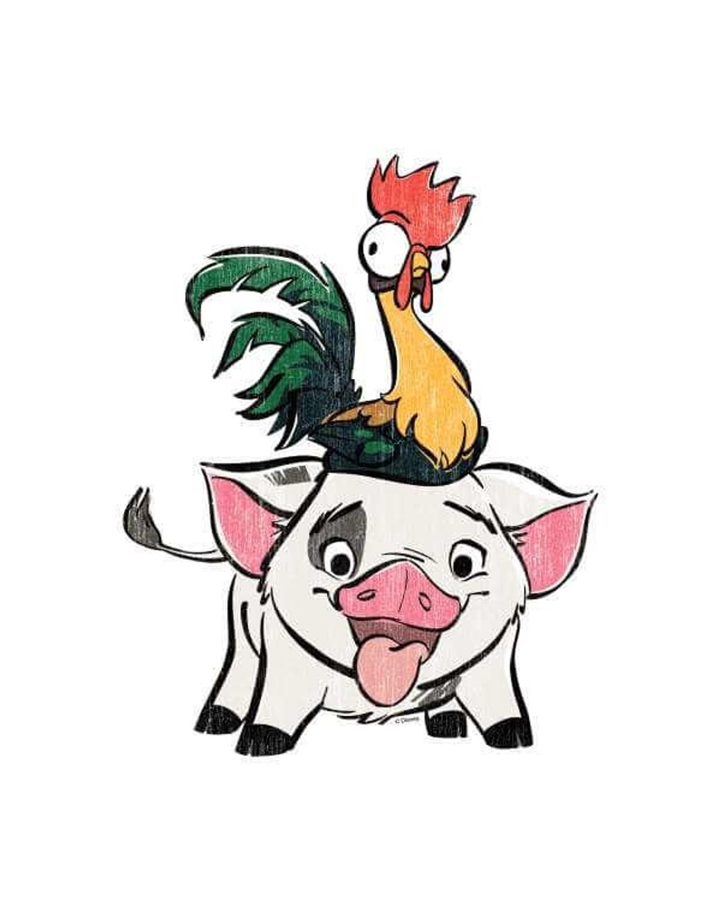 Disney Cotton Moana Hei Hei And Pua Sweatshirt In White Lyst Disney Cotton Moana Hei Hei And Pua Sweatshirt In White Lyst