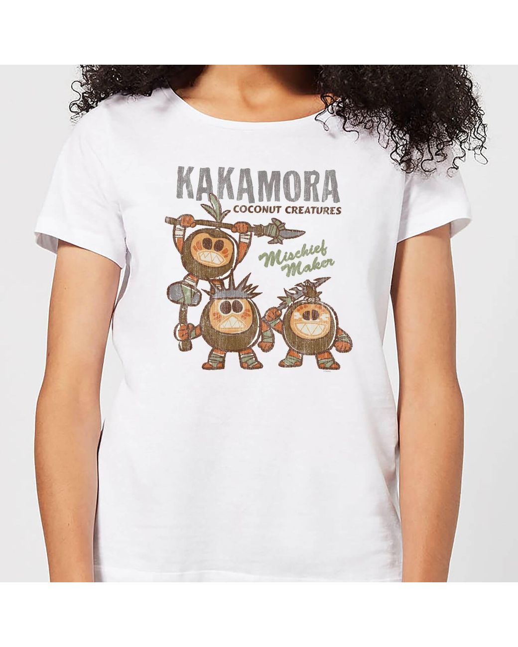 Womens White Moana Kakamora Mischief Company T-blouse image about Kakamora Printable known as Womens White Moana Kakamora Mischief Manufacturer T-blouse