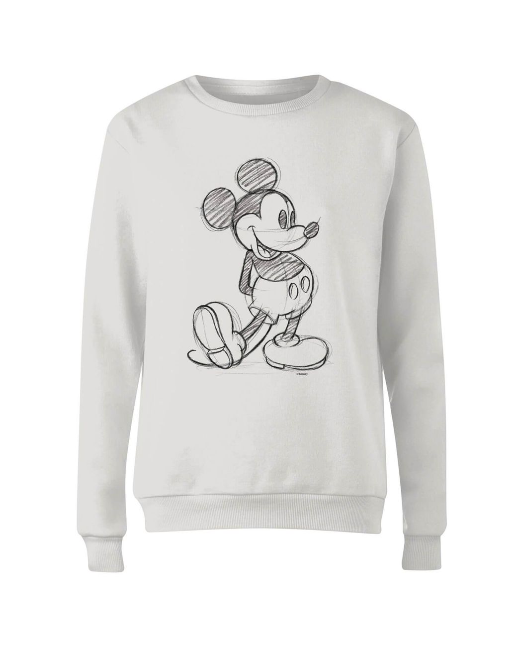 white mickey sweatshirt