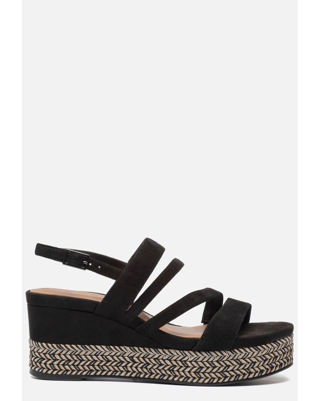 Tamaris Sandalen Met Sleeahak Zwart in het Zwart - Lyst
