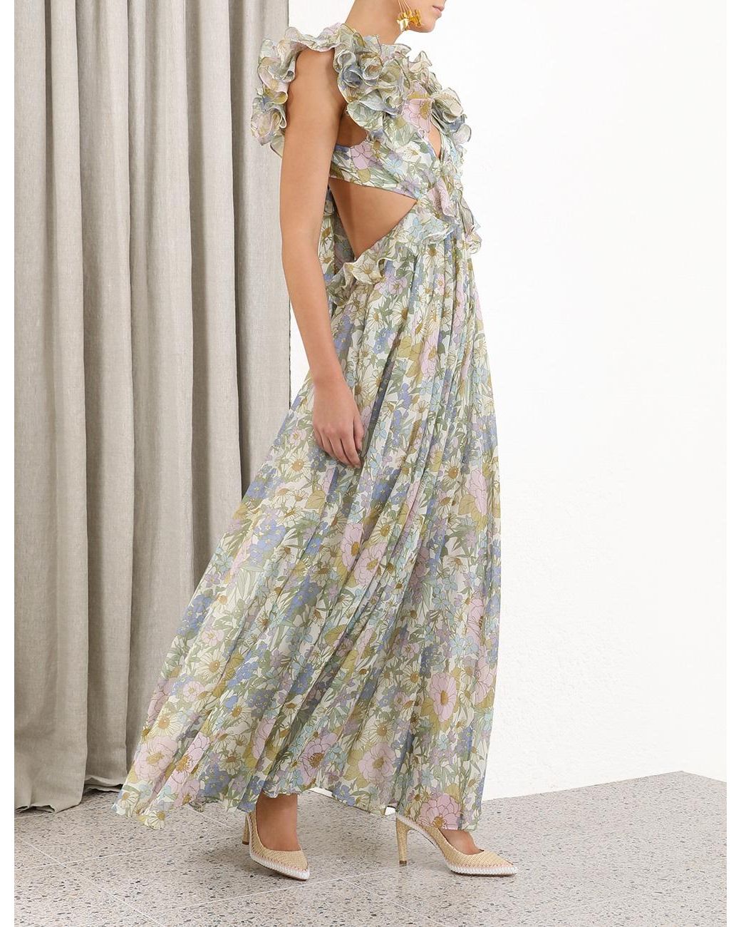 super eight ruffle gown