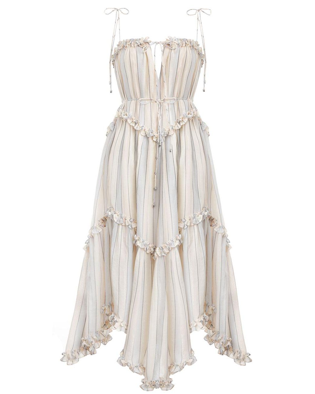 Zimmermann Bowie Floating Stripe Dress | Lyst