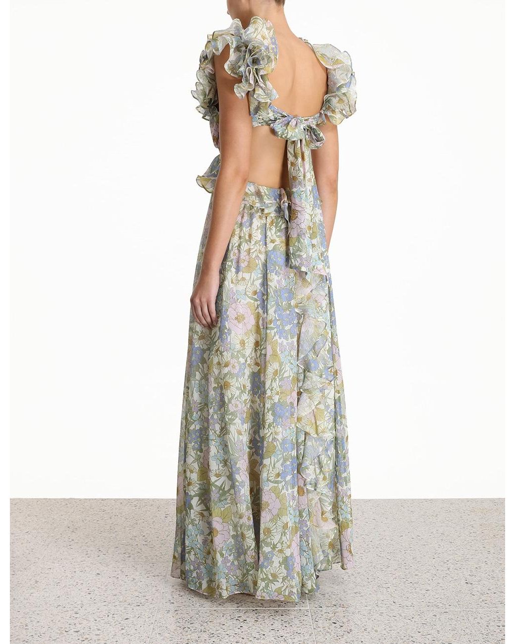 super eight ruffle gown