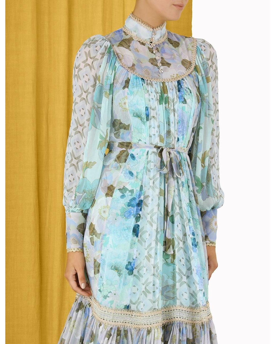 Rhythm Trimmed Billow Dress 