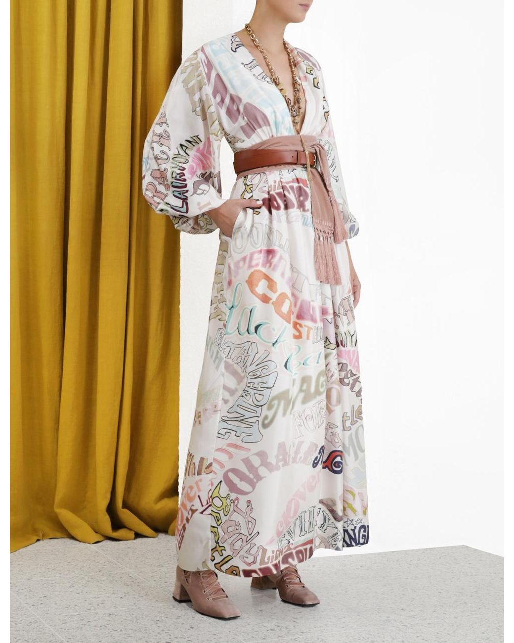zimmermann ladybeetle maxi dress