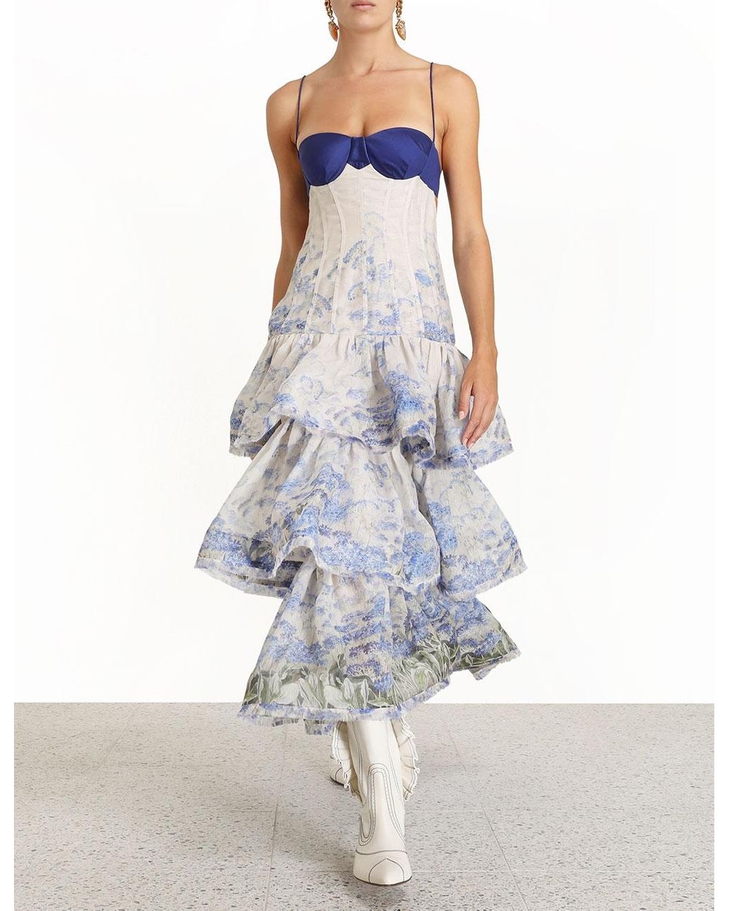 zimmermann luminous frill dress