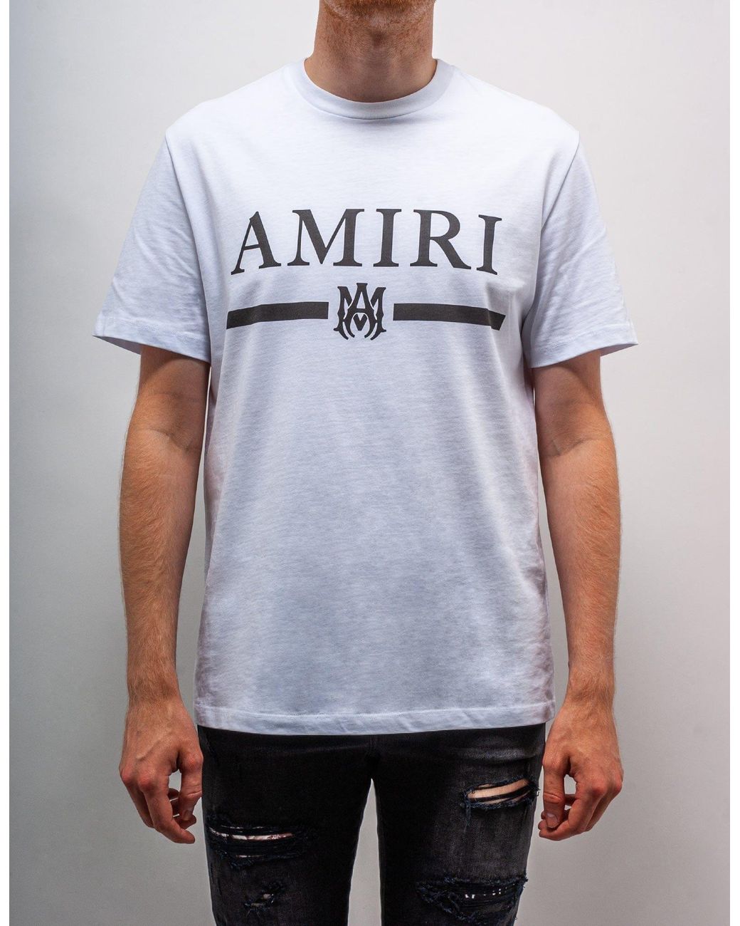 即出荷 新作 AMIRI アミリ ホワイト白 Shotgun ショットガン Tシャツ 