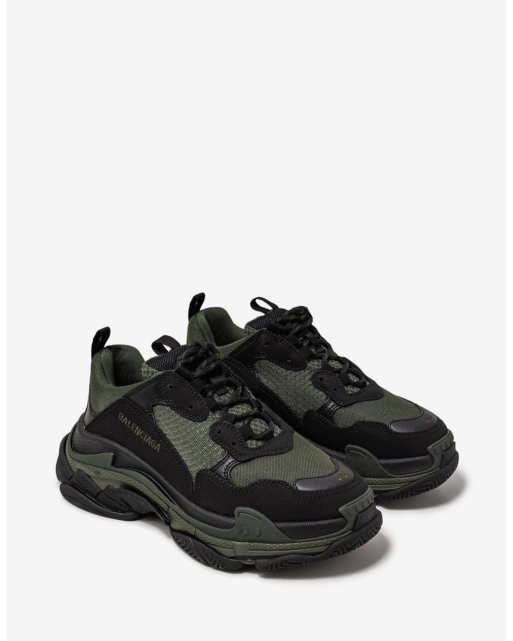Balenciaga Triple S Dark Green \u0026 Black 