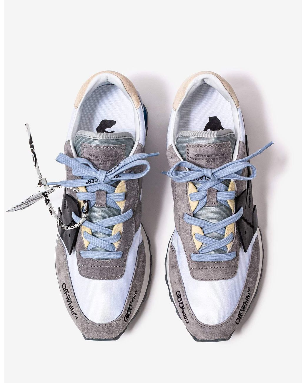off white runner sneakers