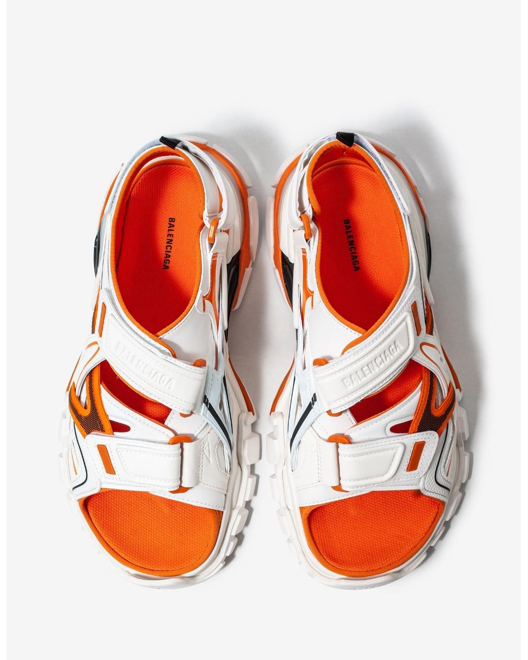 balenciaga sandals orange