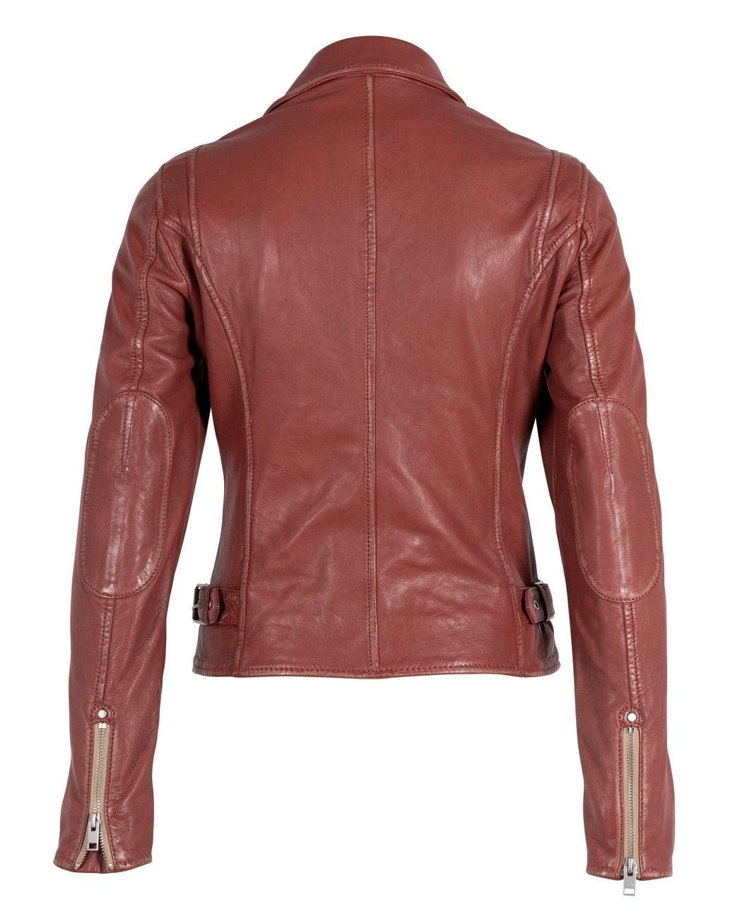 Mauritius Multicolor Sofia Rf Leather Jacket, Astro Dust